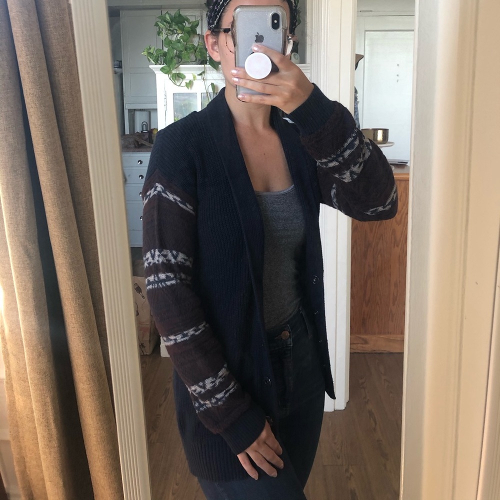 UO Rubbish patterned knit cardigan